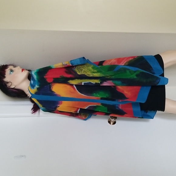 100% silk kimono/coverup - Picture 6 of 15